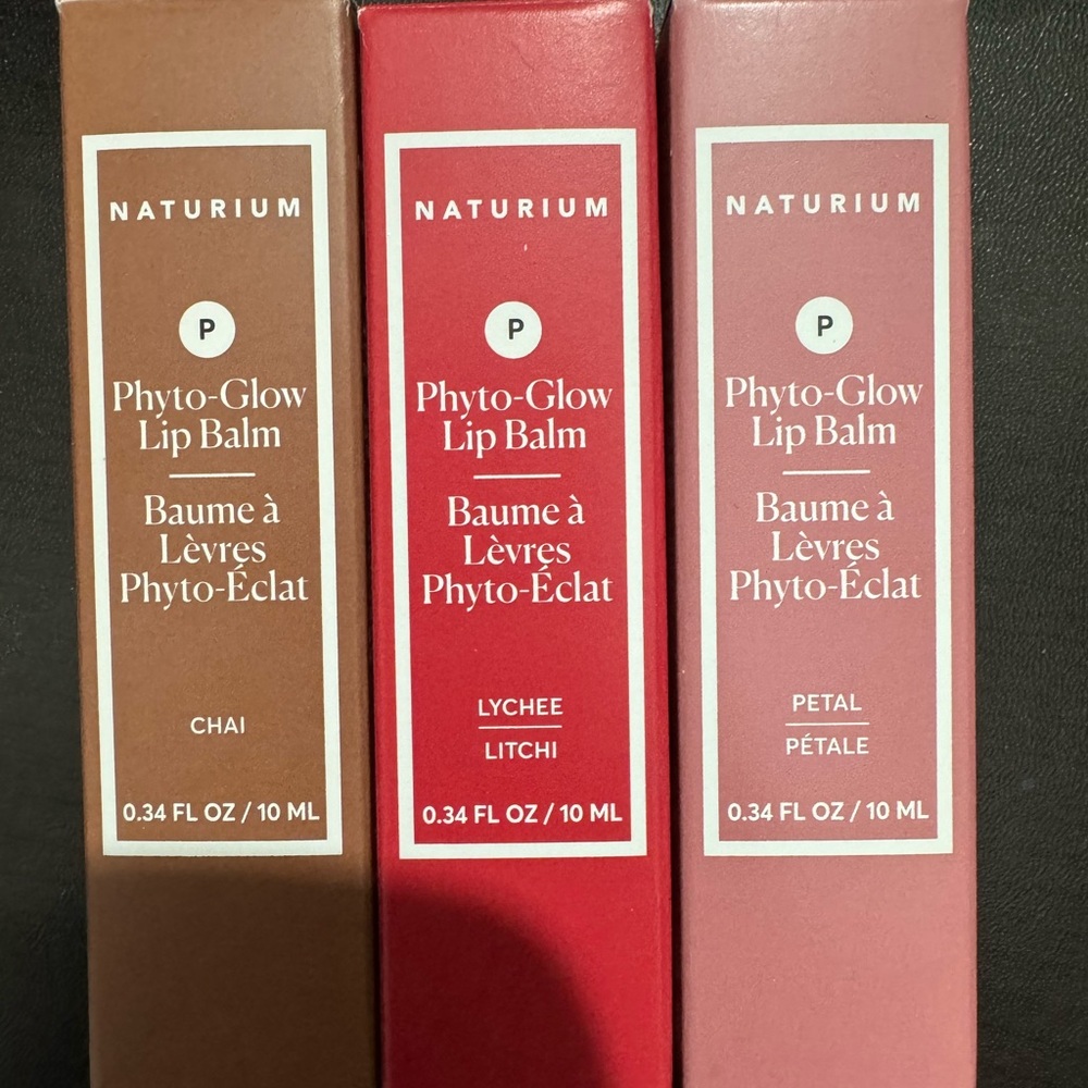 BNIB Naturium Phyto-Glow Lip Balm 3 pack